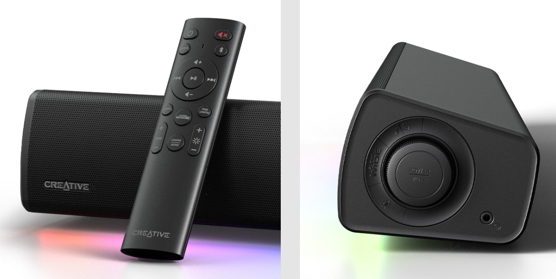 Soundbar PC CREATIVE Sound Blaster GS5, 2.0, 30W, Bluetooth, RGB